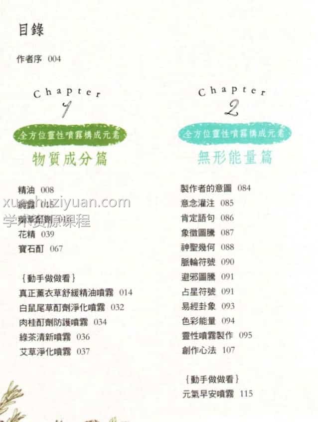 手作芳疗喷雾魔法书插图1