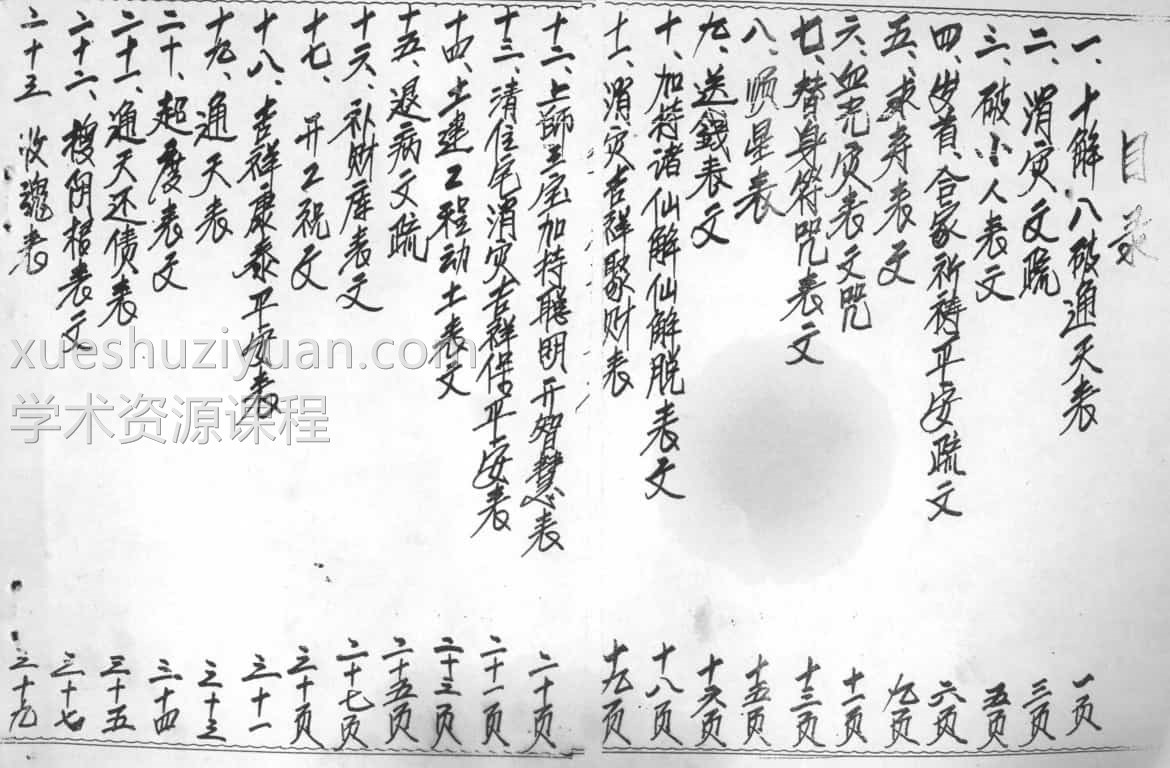 手抄本 道家皇表集pdf60页插图2