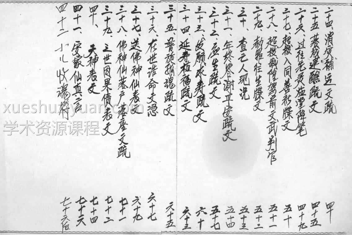 手抄本 道家皇表集pdf60页插图1