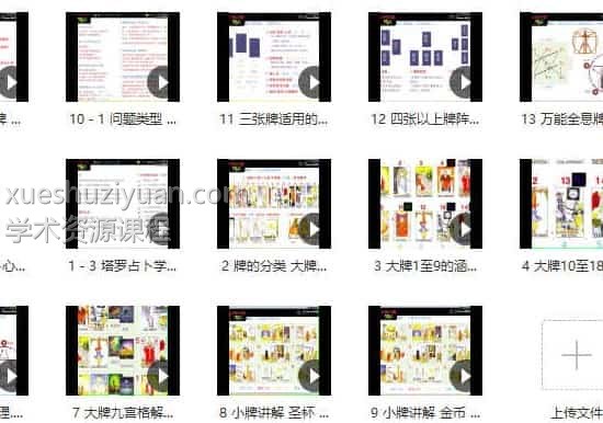 小树塔罗(14集)17个视频+塔罗心法介绍阿里云盘百度网盘下载!插图 小树塔罗(14集)17个视频+塔罗心法介绍阿里云盘百度网盘下载!插图